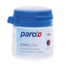 Подушечки для ідентифікації зубного нальоту Paro disclosing pellets 100 шт.
